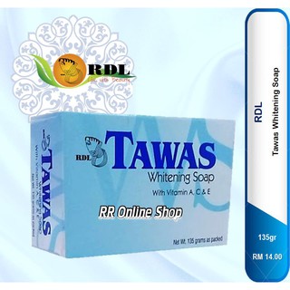 TWIN PACK - RDL TAWAS Whitening Soap 135GR | Shopee Malaysia