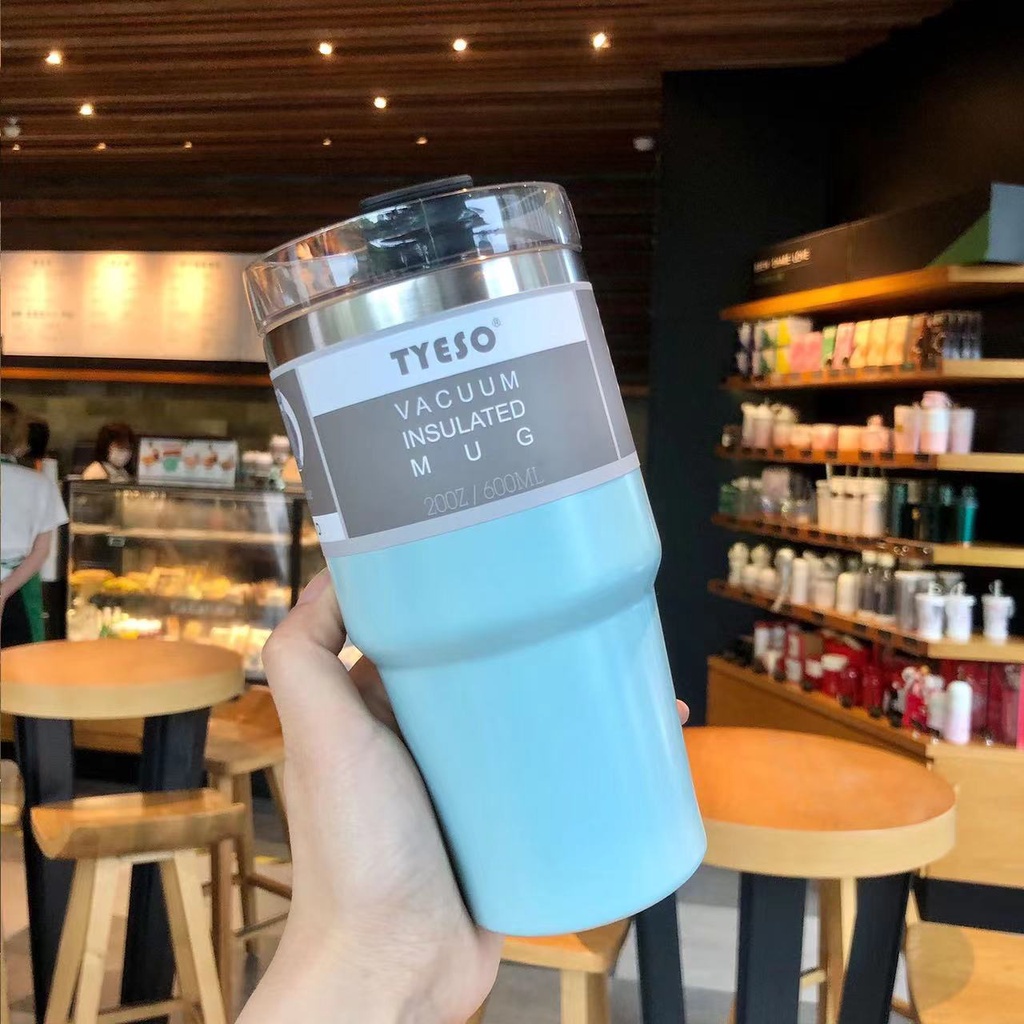 🎁KL STORE✨ _ Ready stock 20oz/30oz thermos cup with straw Korean style simple fashion