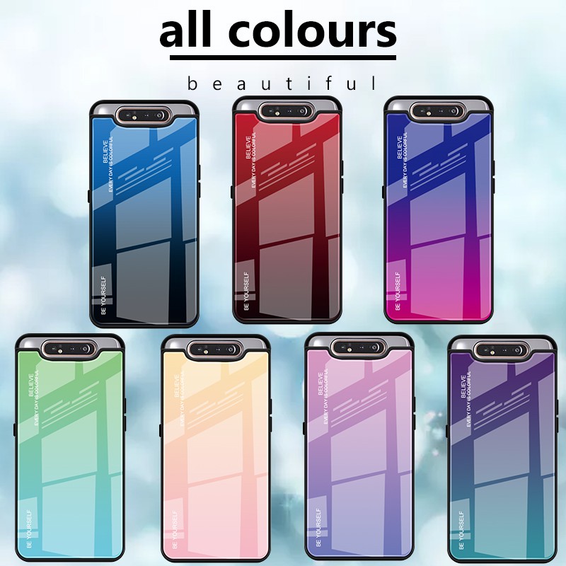 Casing Samsung Galaxy A20 A30 A40 A50 A50s A70 A80 A90 Gradient
