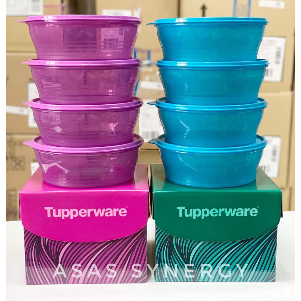 Tupperware Big Wonders Set (4) 1.4L Blue or Green Free Gift Box