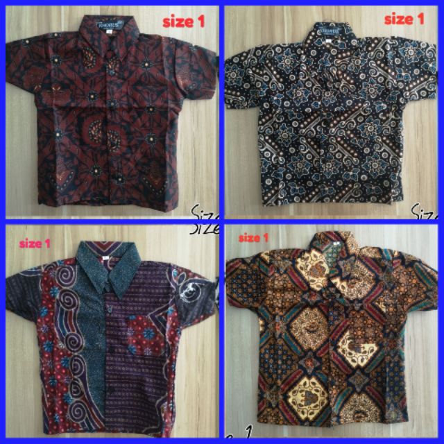  BAJU  BATIK  KANAK KANAK BUDAK  KID WEAR READY STOCK V5 