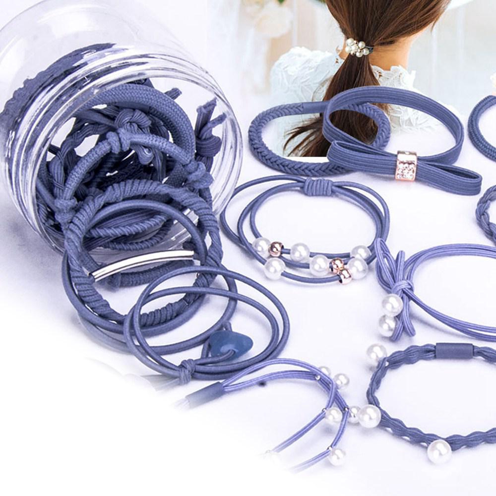 Cotton Stretch Hair Ties Set Elastic Stretch Hair Bands Rope