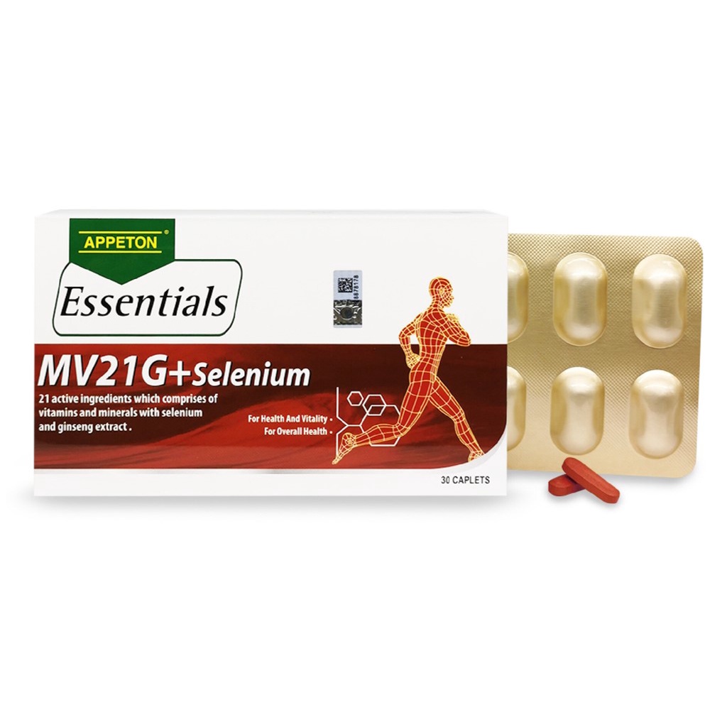 Appeton Essentials MV21G + Selenium 30s (Multivitamin) with Selenium