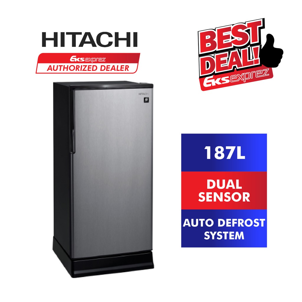 HITACHI 1 Door Refrigerator With Auto Defrost System (187L) R200EM7