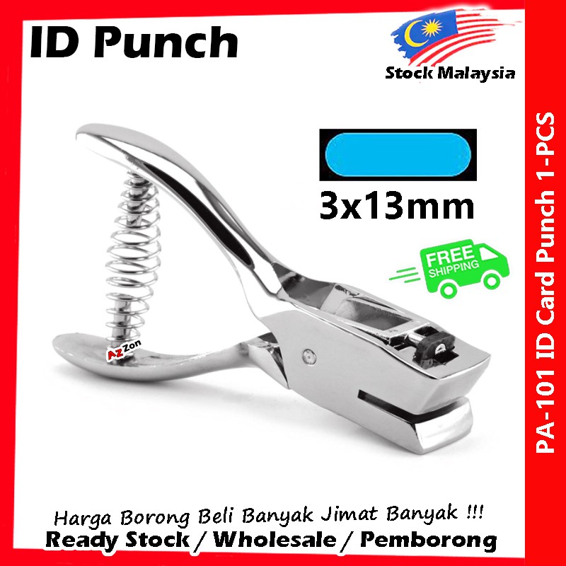 punch paper plastic hand card 5mm 3X13mm hole punch Pliers Hole Hand Held Steel 