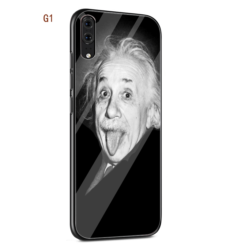 Einstein Wallpaper Glass Case For Huawei Honor 10 Lote P10 Lite 7apro Cover Shopee Malaysia
