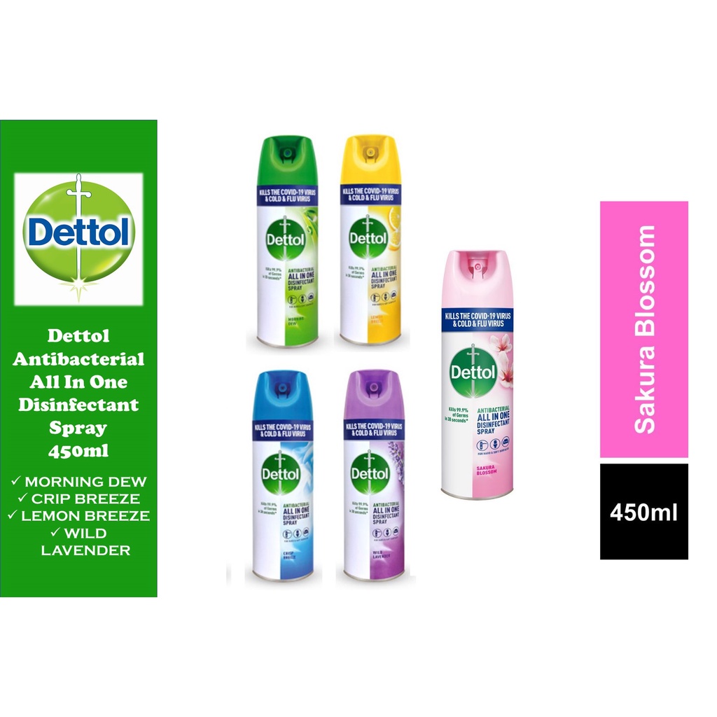 Dettol Disinfectant Spray Ml Assorted Shopee Malaysia