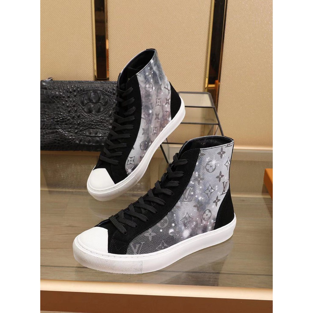 mens high top louis vuitton sneaker