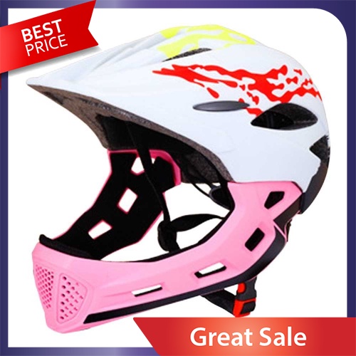 BEST SELLER Children Bike Helmet Adjustable Detachable Full Face Helmet