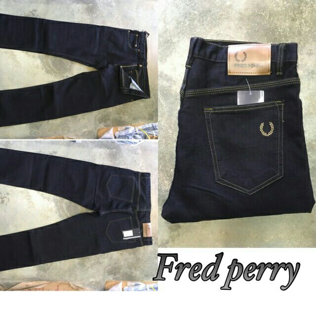 seluar jeans fred perry