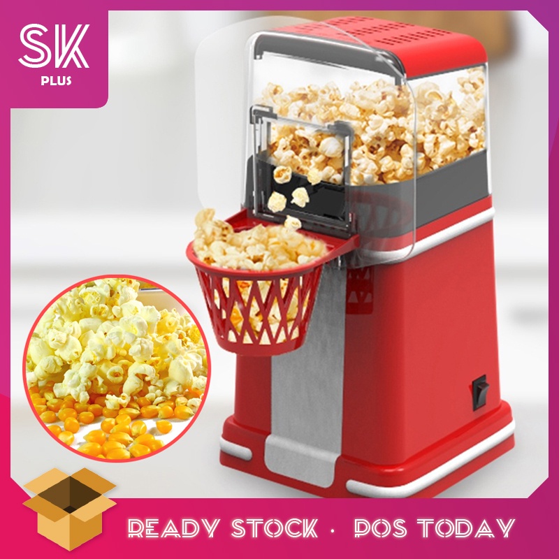 SKPLUS 1200W Popcorn Machine Household Snack Machine Snack Food Electrical Popcorn Maker