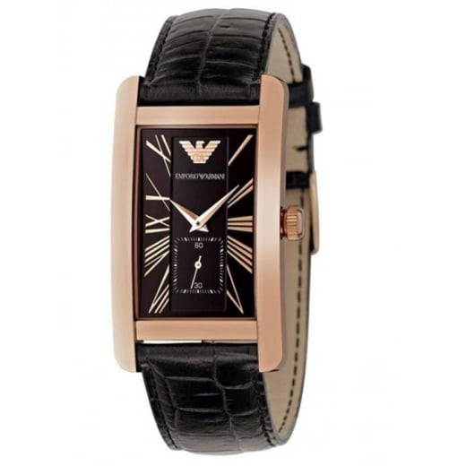 square emporio armani watch