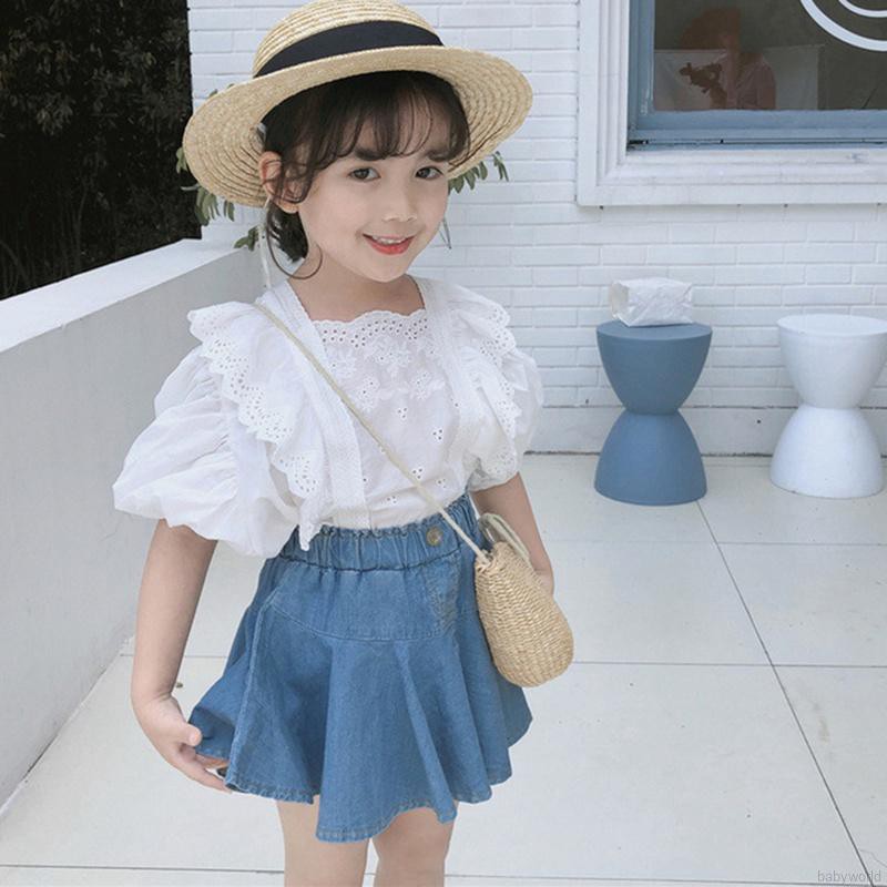 tops for jeans skirt