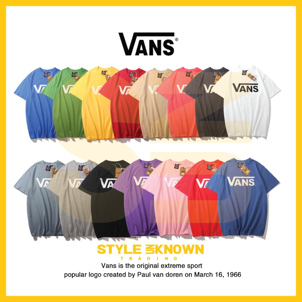 long sleeve yellow vans shirt