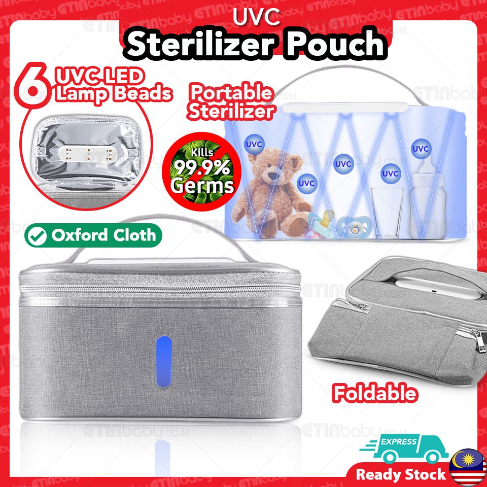 UVC Sterilizer Pouch Disinfection Box Sterilizer Box Portable Milk Bottle Storage Pouch