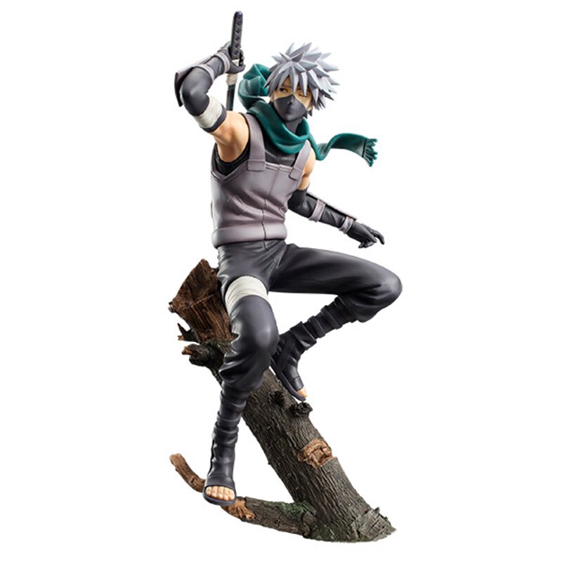 Anime Naruto Hatake Kakashi PVC Action Figure Figurines Toy The Dark Kakashi Collectible Model