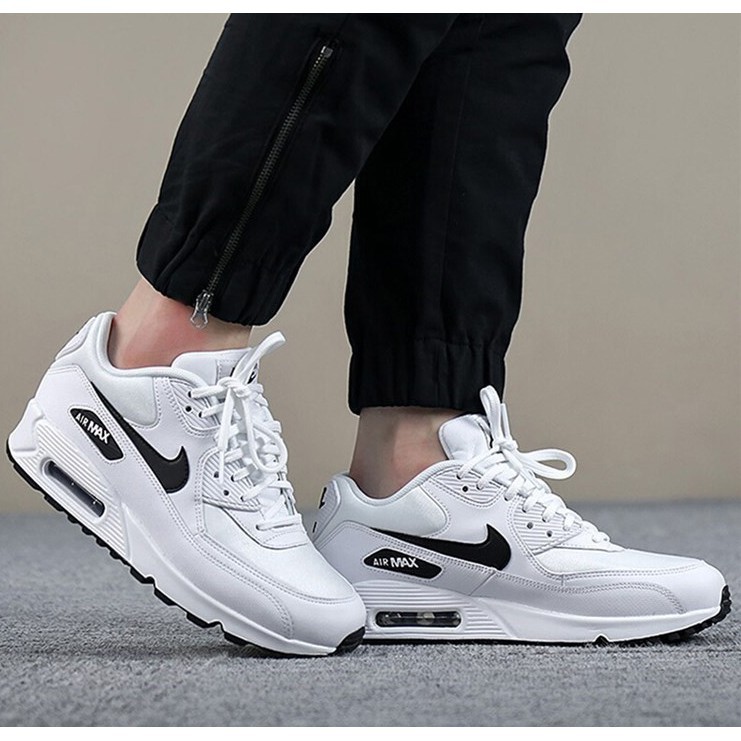 nike air max 90 all white leather