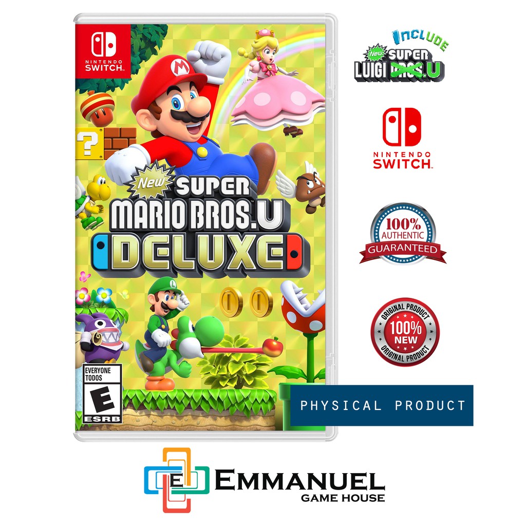Super Mario Bros U Deluxe Luigi