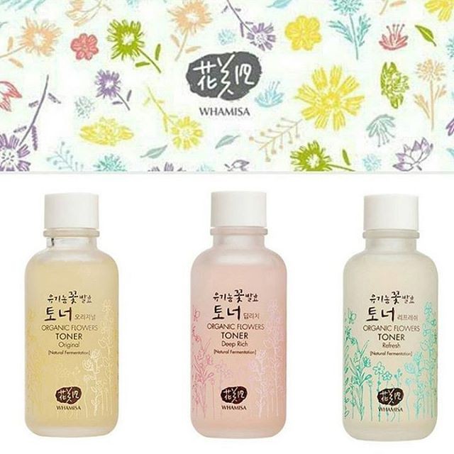 Whamisa Organic Flowers Toner 120ml Shopee Malaysia