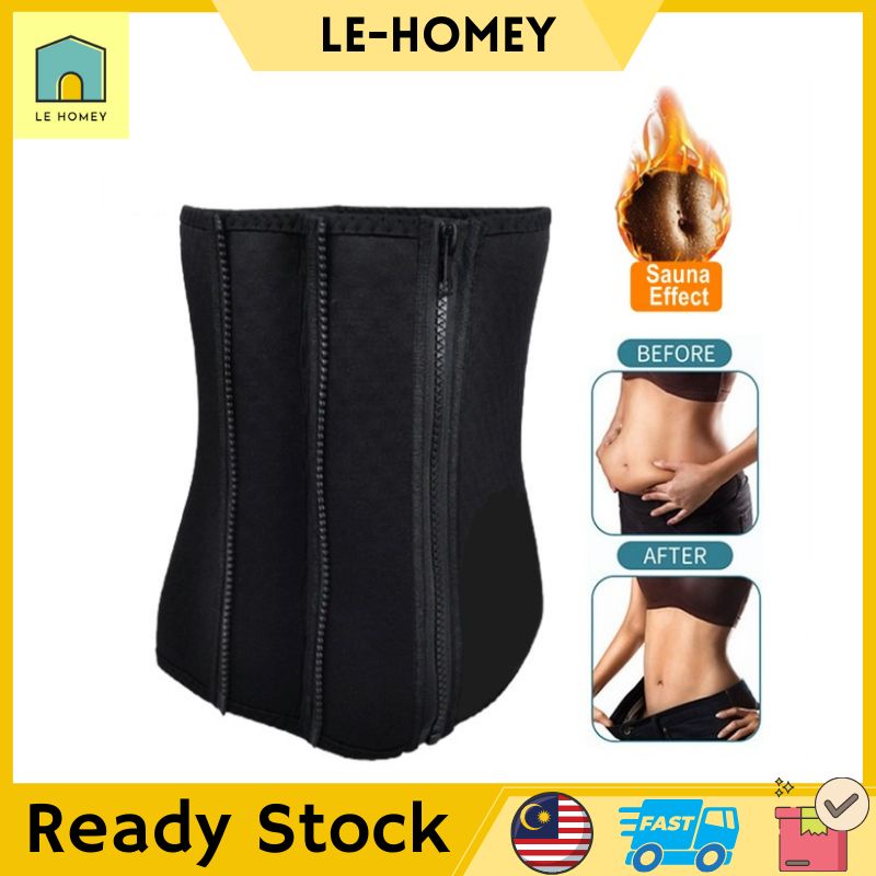 [Le-Homey] READY STOCK Slim Trimming Waist 4 Steps Belt Sweat Sauna ...