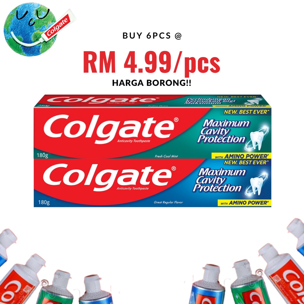 Colgate Toothpaste Maximum Cavity Protection / Ubat Gigi Pencegah Gigi