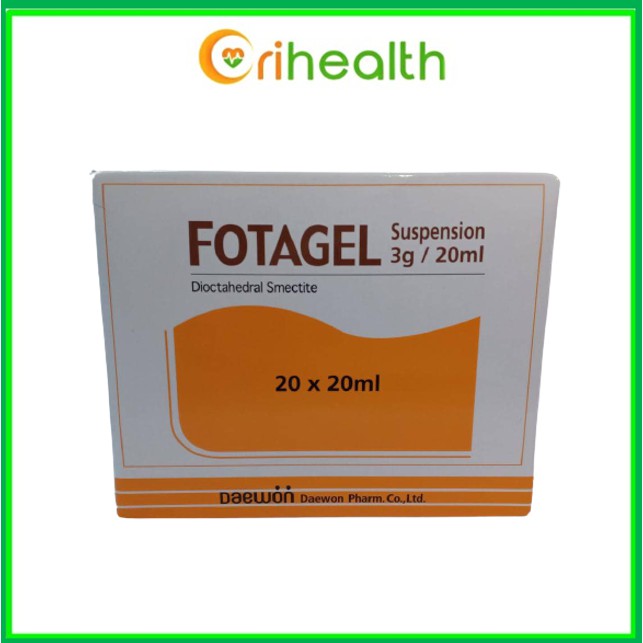 FOTAGEL SUSPENSION 3G/20ML, 20 X 20ML ANTI DIARRHEA CIRITBIRIT ( EXP