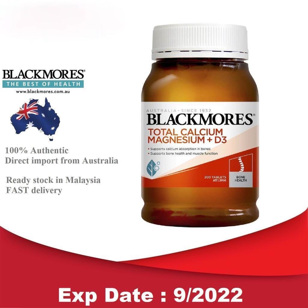 Blackmores Total Calcium Magnesium+D3 (200 tablets) Shopee Malaysia