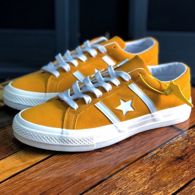 converse kuning mustard
