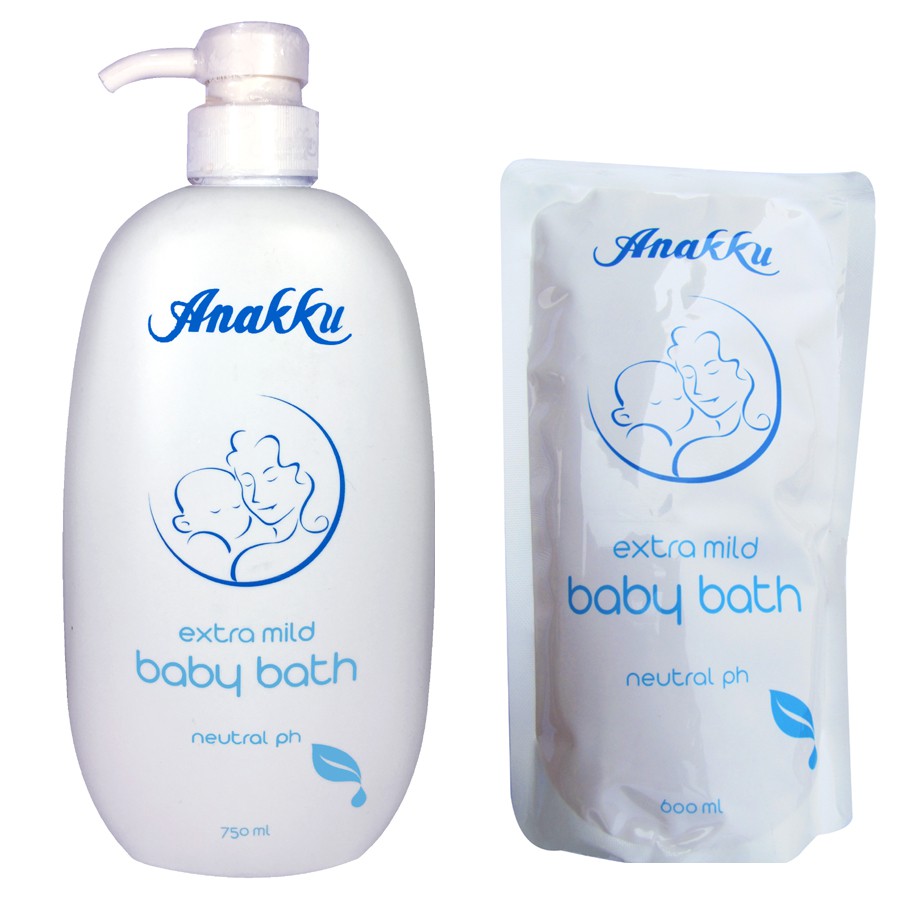 Anakku Baby Bath (750ml) [Free Refill 600ml] | Shopee Malaysia