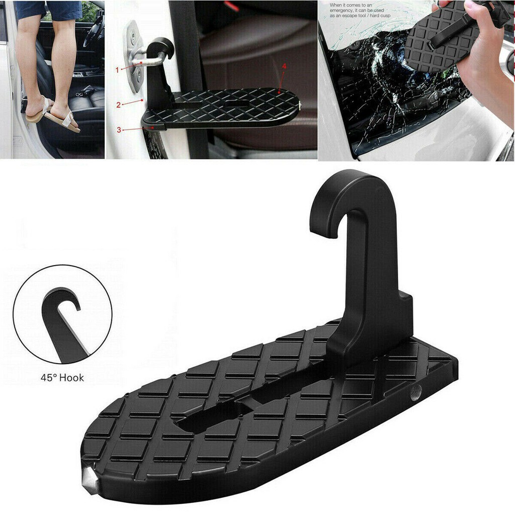 Multifunction Car Door Latch Hook Foot Step Foot Pedal Ladder For Jeep SUV Roof Shopee Malaysia