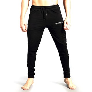 jogging pants with zipper legs