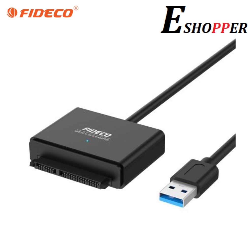 Fideco USB3.0 to SATA Hard Disk Drive Converter (ID14BK)