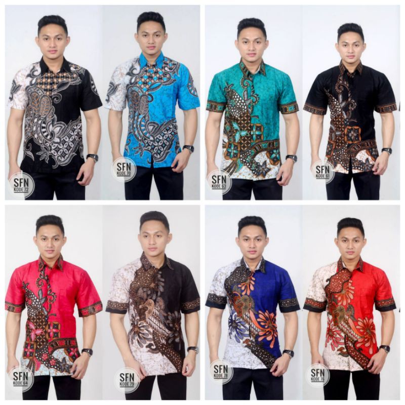 Hot Sale Kemeja Batik Baju Batik Lelaki Batik Asli Batik Jawa Batik Indonesia Batik Lengan