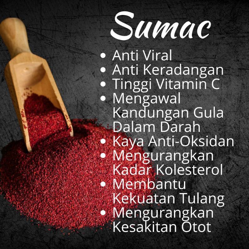 SUMAC 200gm Anti Viral High Vitamin C Shopee Malaysia