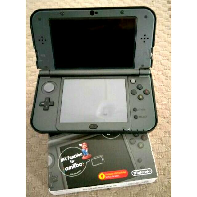 3ds xl metallic black