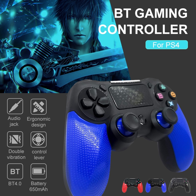 New Bluetooth Wireless Gaming Controller For Ps4 Bluetooth Gamepad Wireless Joystick Dual Vibration With Touchpad For Ps4 Shopee Malaysia