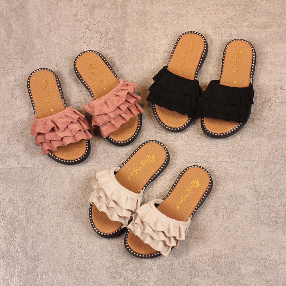 slippers for girls flat
