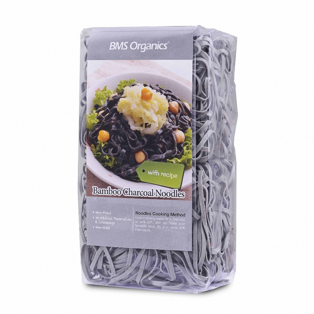 BMS OrganicsBamboo Charcoal Noodles (250g) Shopee Malaysia