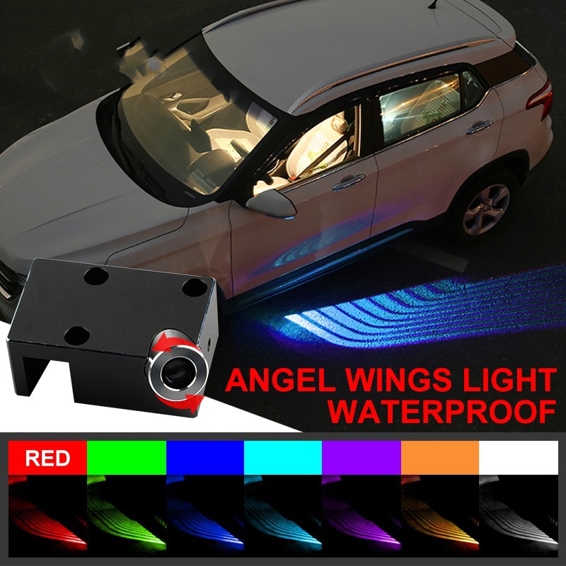Car Angel Wings LED lights Car Door courtesy