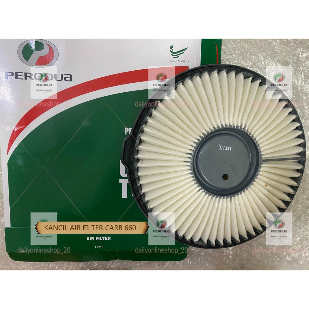 100 ORIGINAL PERODUA KANCIL 660 850 AIR FILTER GENUINE PARTS Shopee