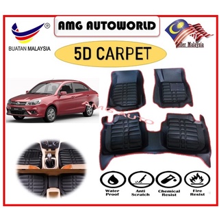 BLUECAT® 5D Karpet 5D Kereta Proton Saga (2016~Present) 5D Carpet 