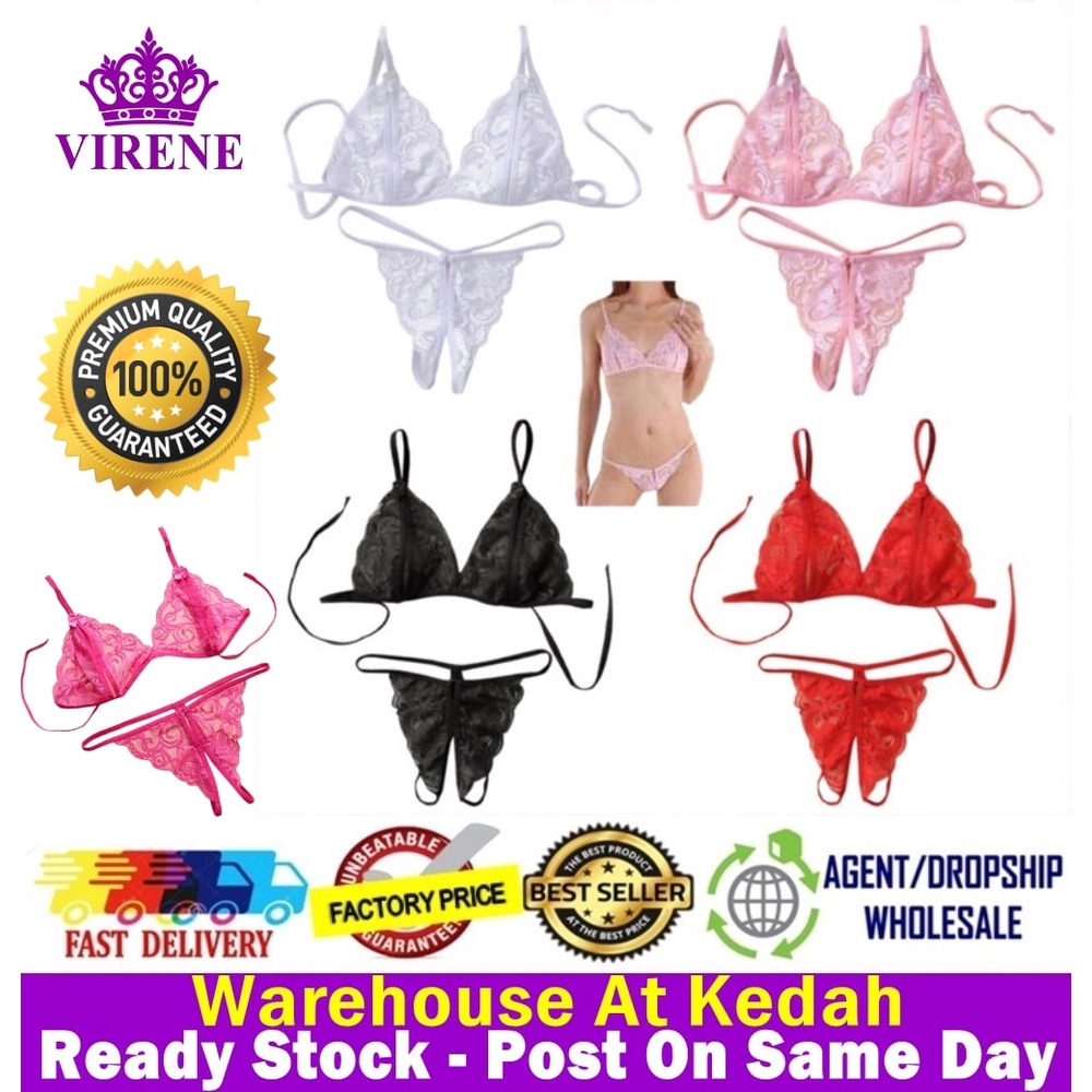 NEW【Ready Stock】Sexy Bikini Set Lingerie Sleepwear Nightwear 101140 / 101141