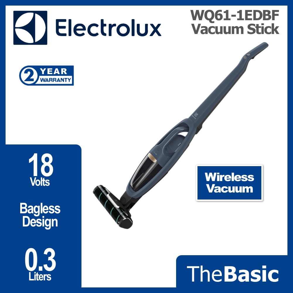 ELECTROLUX 18V Well Q6 Bagless Handstick Vacuum Cleaner Denim Blue