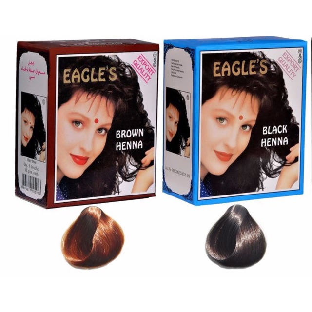  Eagle s  black  brown henna  hair dye  color Rambut  Hitam 