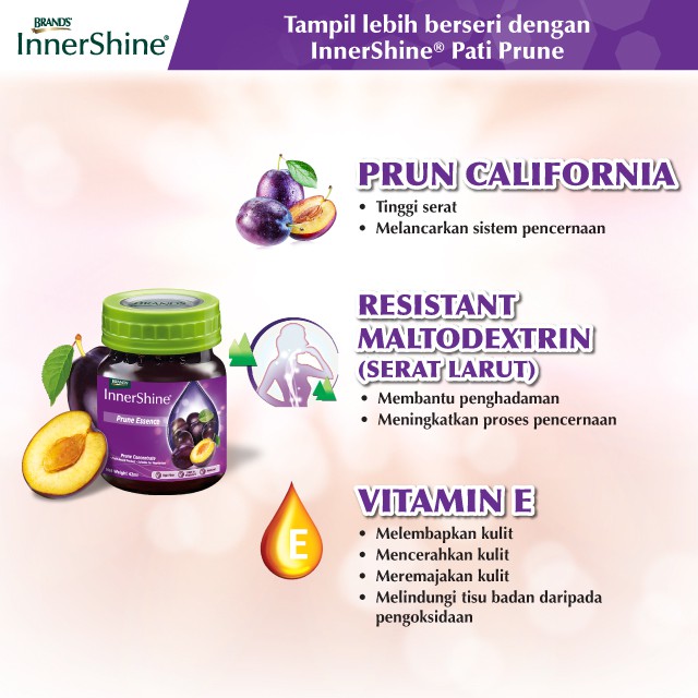 Brand S Innershine Prune Essence 12 S 42ml 2 Packs For Radiant Skin Promote Bowel Movement Shopee Malaysia