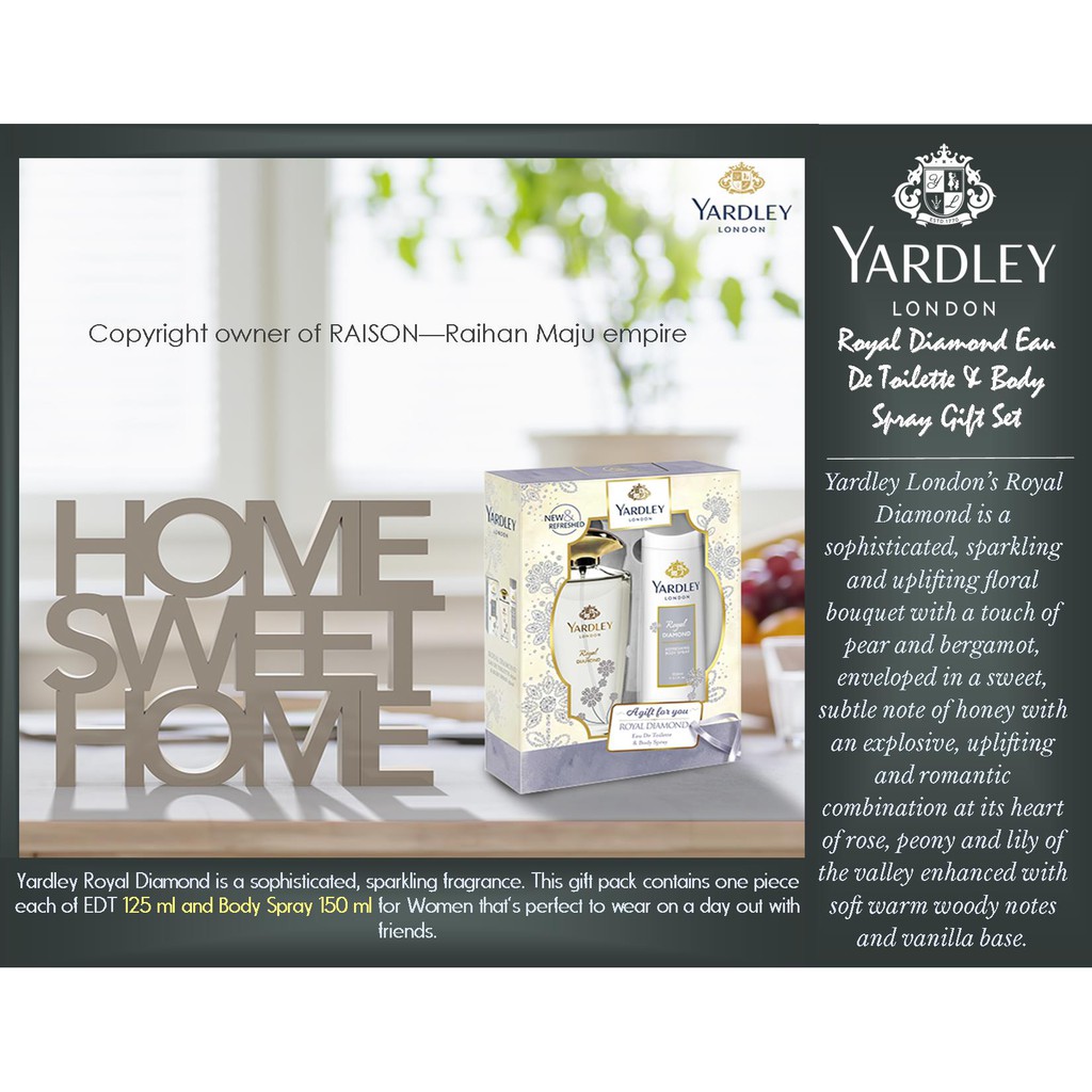 yardley london royal diamond