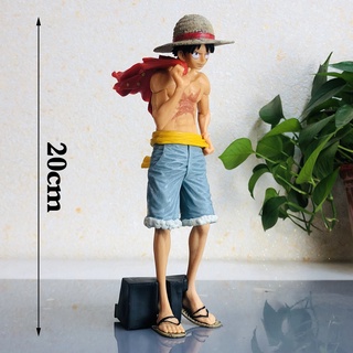 One Piece Luffy Th Anniversary Magazine Cover Modeling Naked Luffy Figure Model Decoration