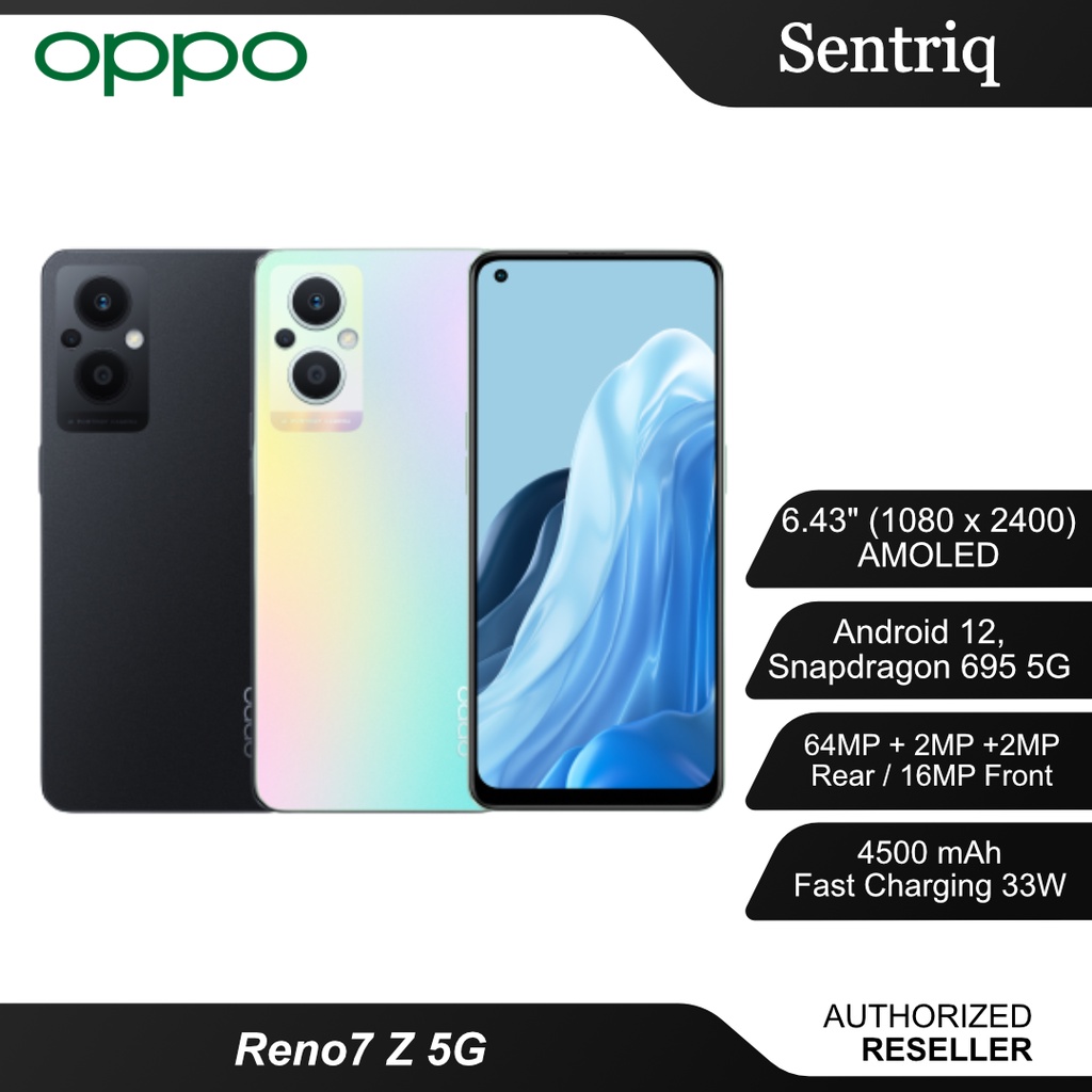 Oppo Reno7 Z 5G Smartphone 8GB RAM 128GB (Original) 1 Year Warranty by ...