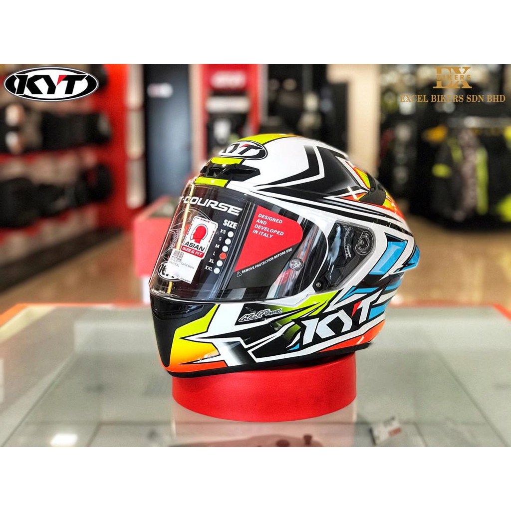 KYT HELMET TT COURSE KASMA DANIEL/Full Face Helmet / Motorcycle Helmet ...