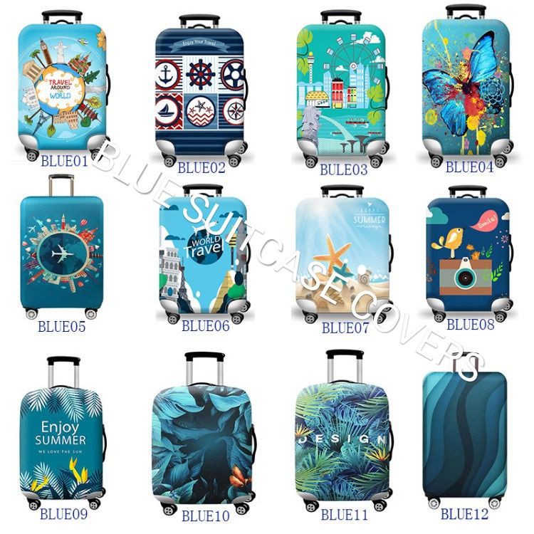 Luggage Cover Suitcase Cover Waterproof Thick Stretch Shopee Malaysia